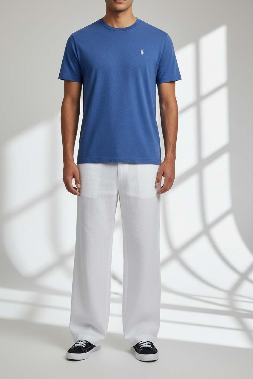 Vintage Ralph Lauren T-Shirt – Royal Blue (Size M)