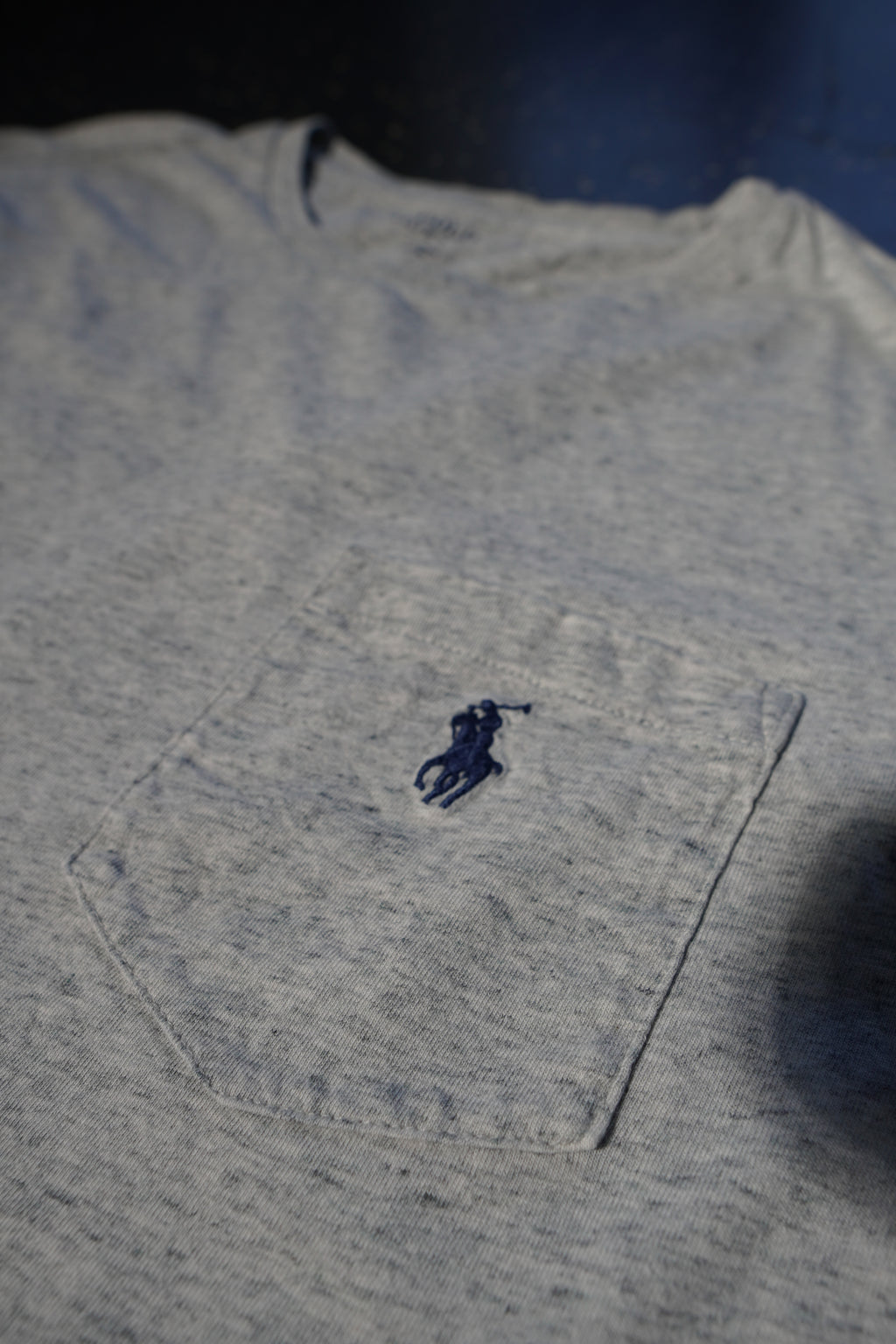 Vintage Ralph Lauren Long Sleeve Shirt – Heather Grey (Size S)