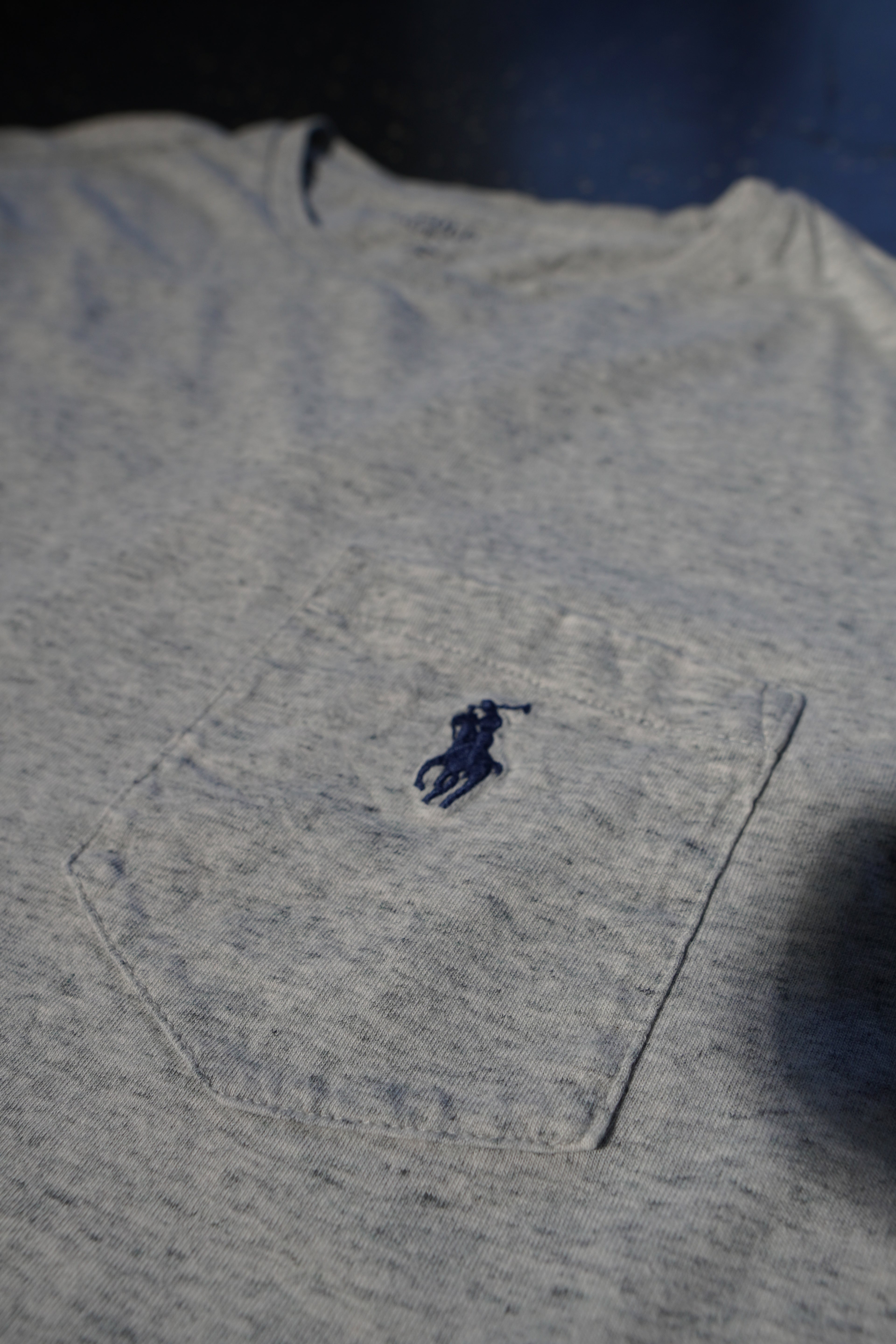 Vintage Ralph Lauren Long Sleeve Shirt – Heather Grey (Size S)