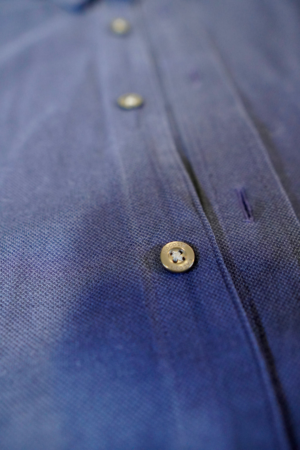 Vintage Lacoste Shirt – Deep Navy Blue (Size 2XL)