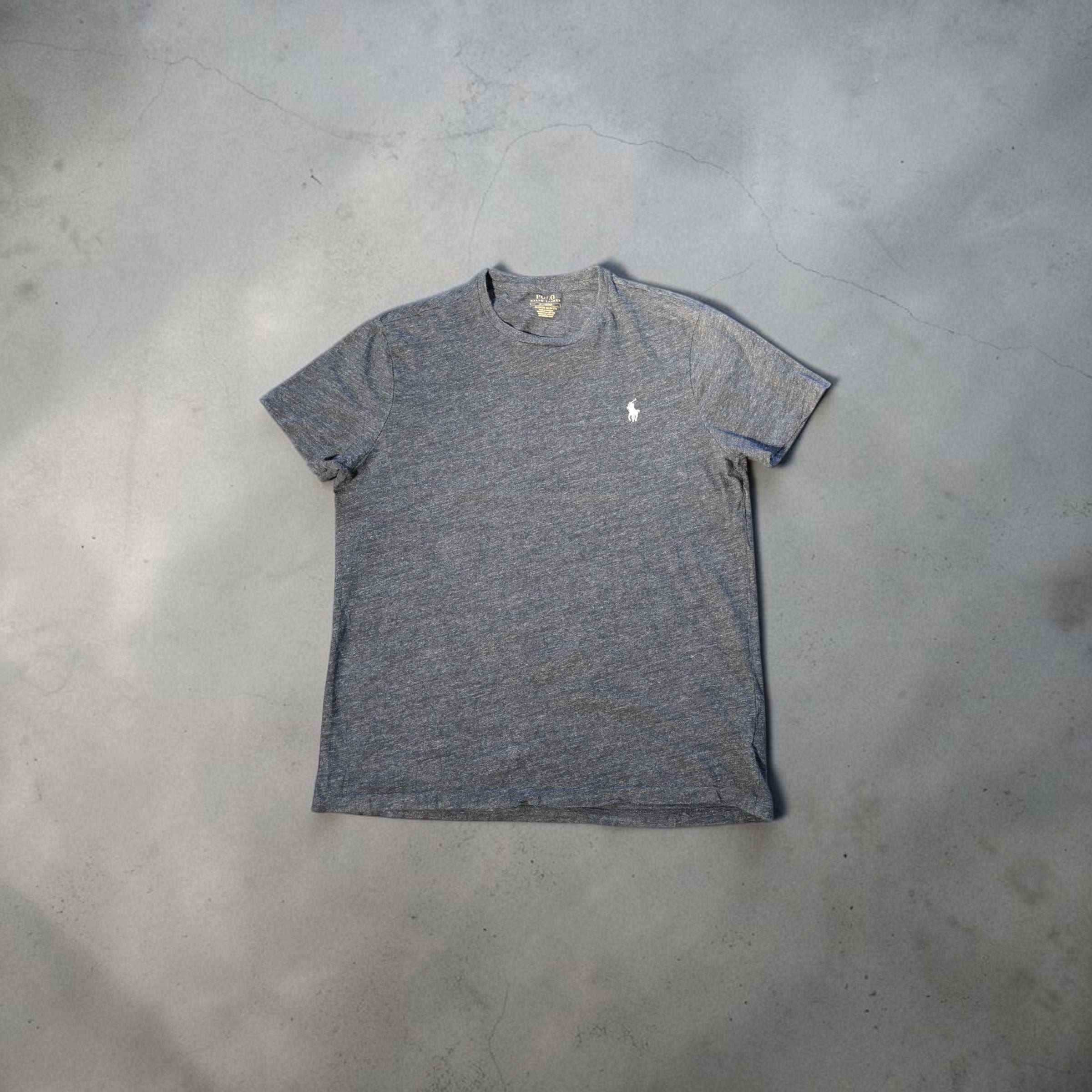 Vintage Ralph Lauren T-Shirt – Charcoal Heather (Size M)