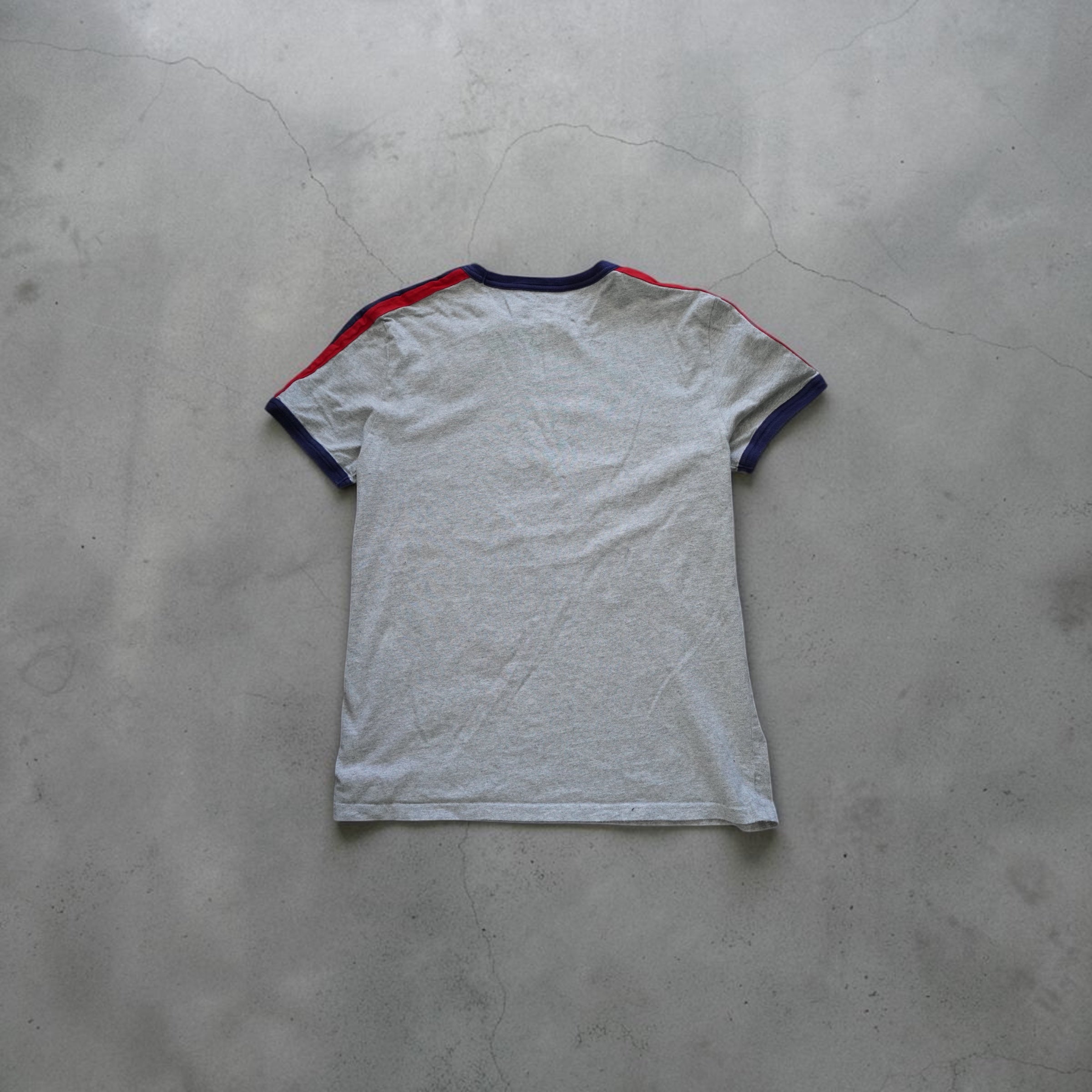 Vintage Ralph Lauren Ringer T-Shirt – Heather Grey (Size S)