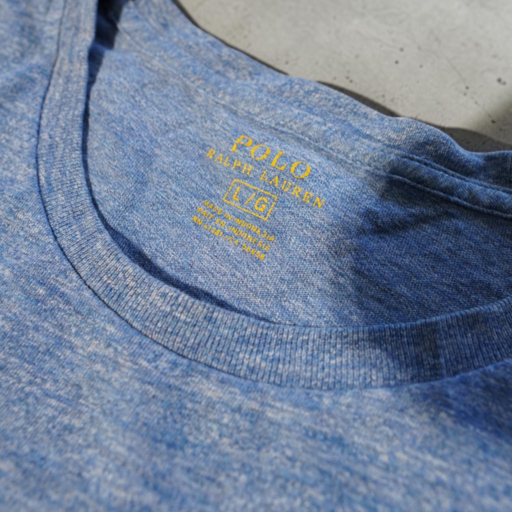 Vintage Ralph Lauren T-Shirt – Heather Blue (Size L)