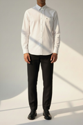 Vintage Lacoste Shirt – Pure White (Classic, Size XL)