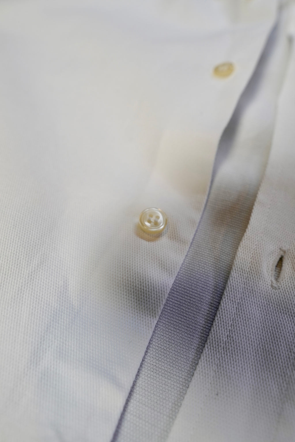 Vintage Lacoste Shirt – Pure White (Size M)