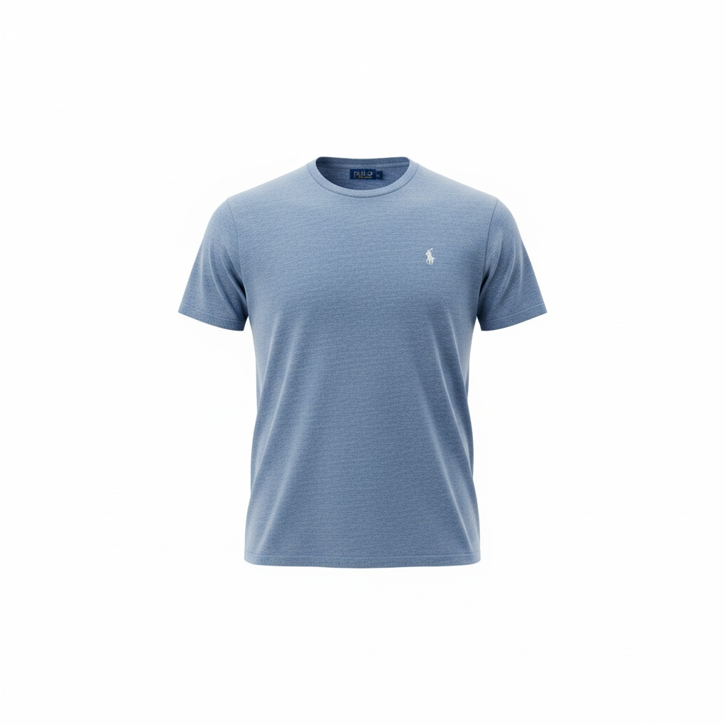 Vintage Ralph Lauren T-Shirt – Heather Blue (Size L)