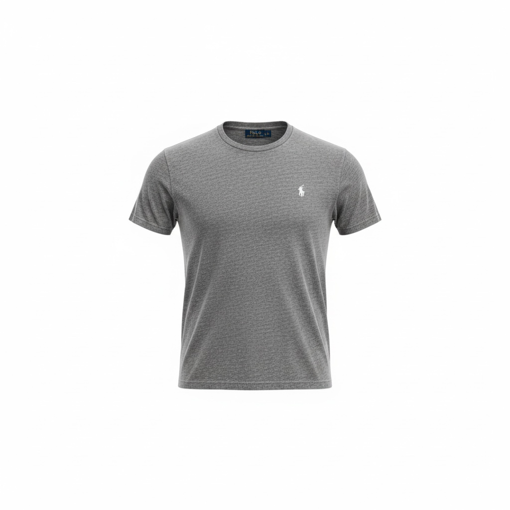 Vintage Ralph Lauren T-Shirt – Charcoal Heather (Size M)