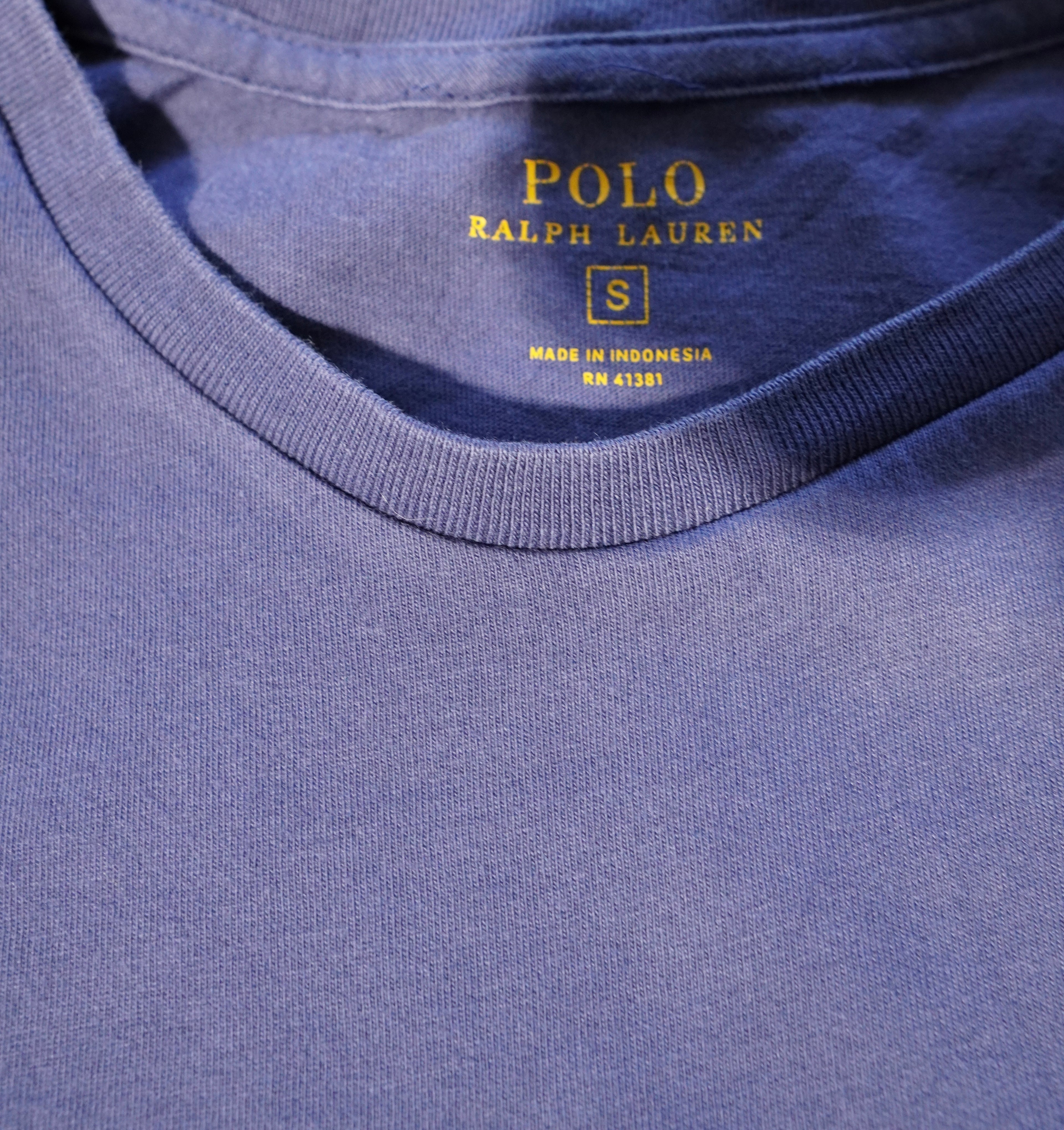 Vintage Ralph Lauren T-Shirt – Navy (Size S)